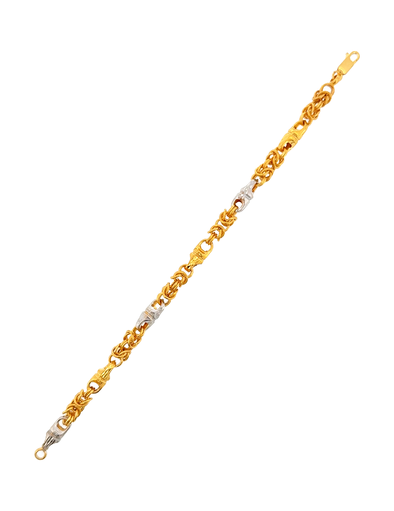 Regency Two-Tone Bracelet - 22 Karat