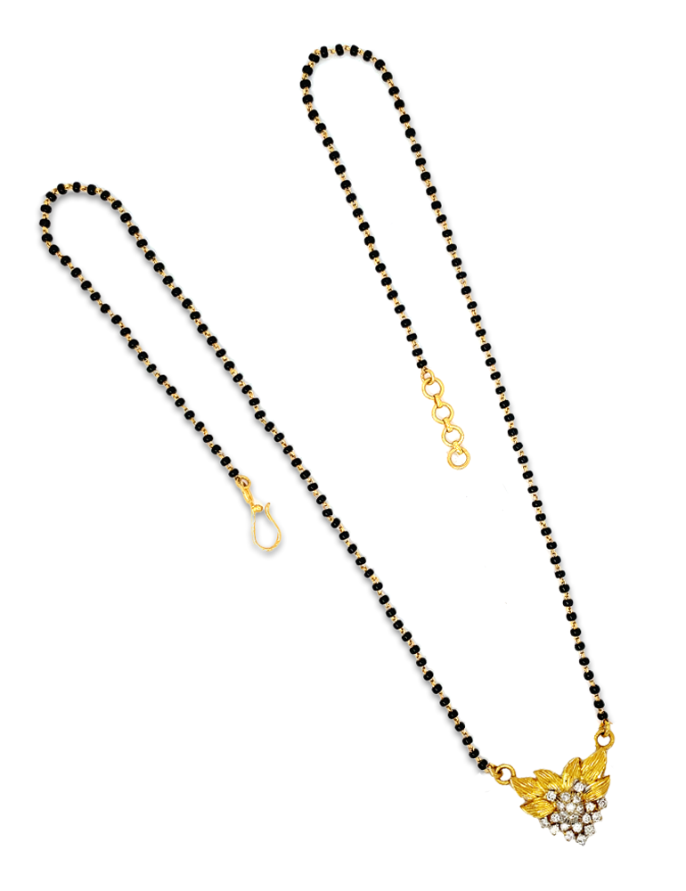 Diamond Mangalsutra In 18 Karat