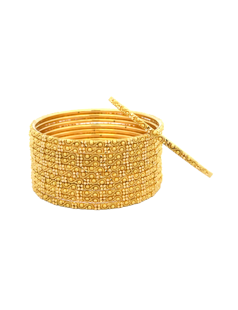 Gold Bangle 22 Karat - Set Of 12
