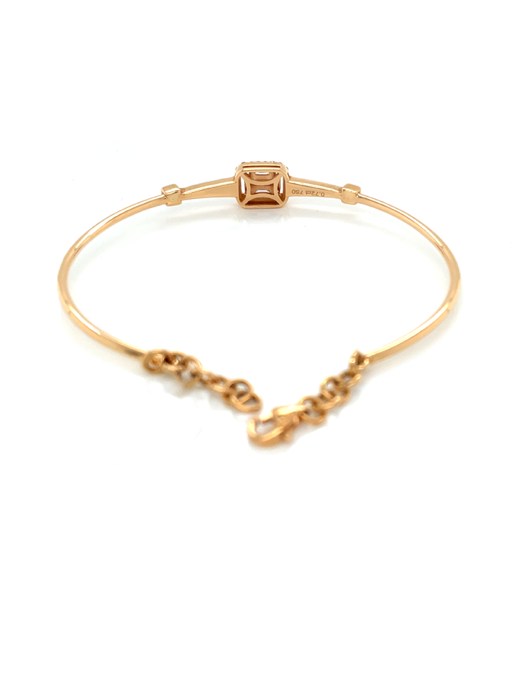 Diamond Bangle Bracelet 18 Karat