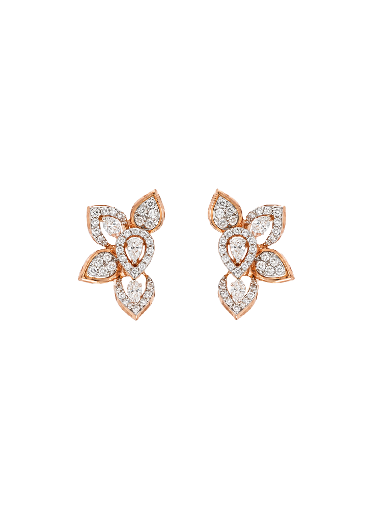 FlutterBloom Butterfly Studs -18 Karat