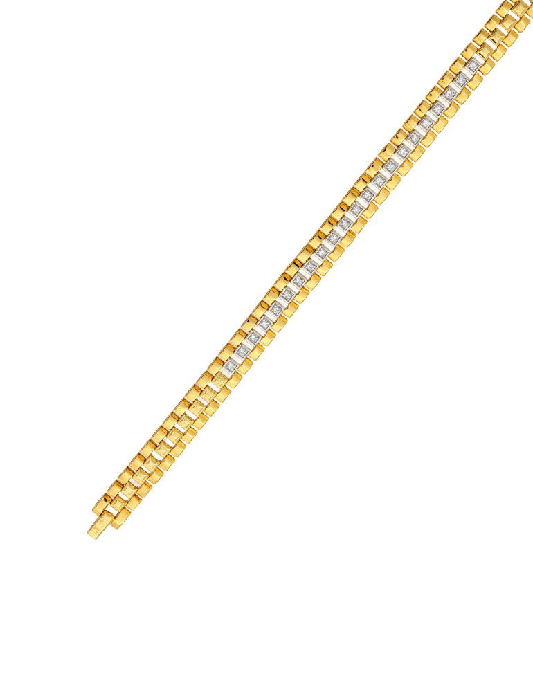 Men's Diamond Bracelet - 18 Karat