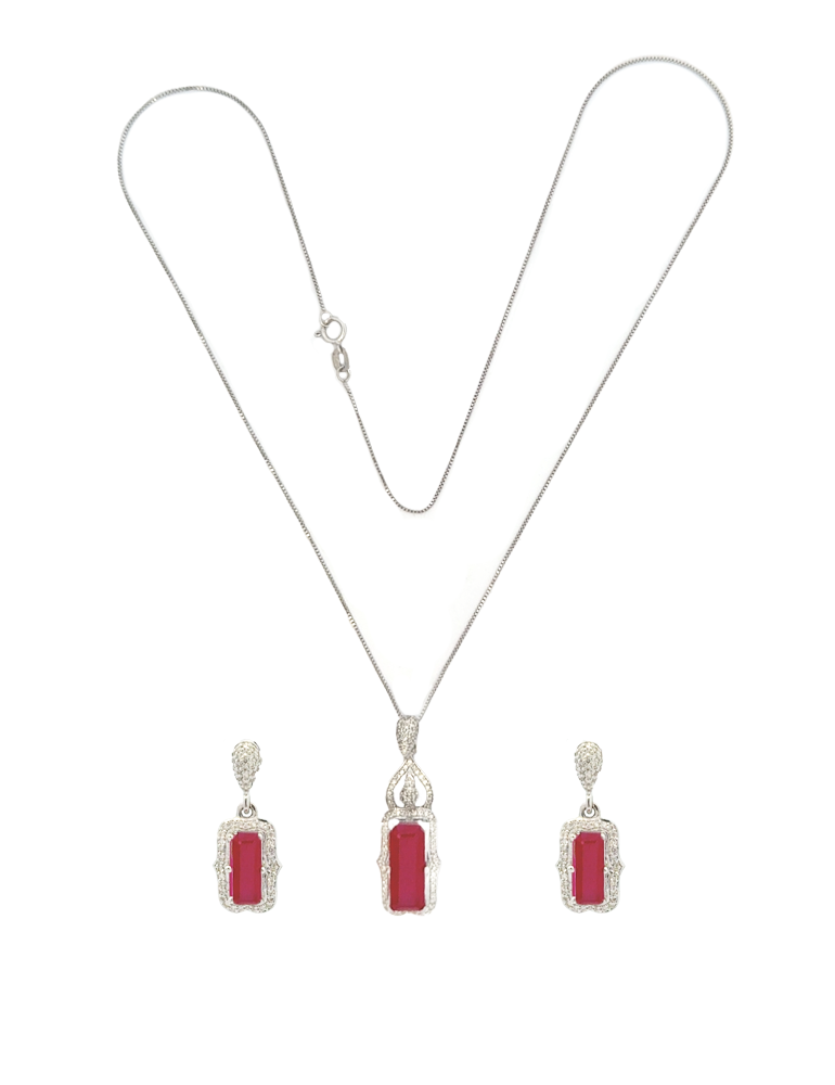 Diamond Necklace Set 18 Karat