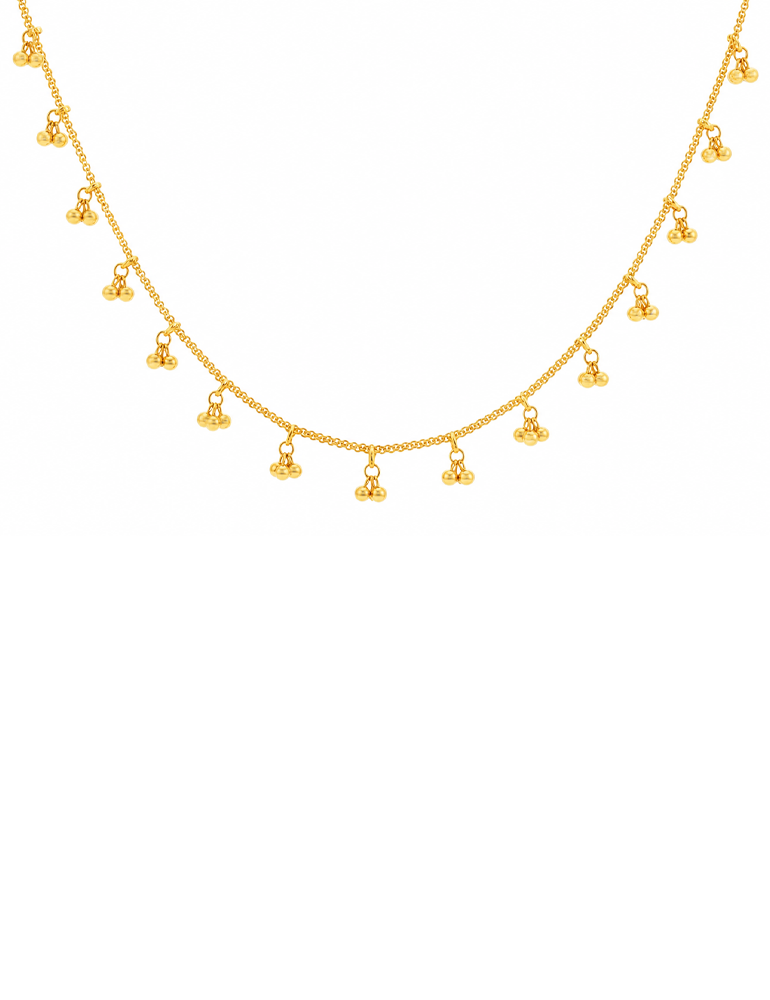 Kanak Jhilmil Gold Chain - 22 Karat