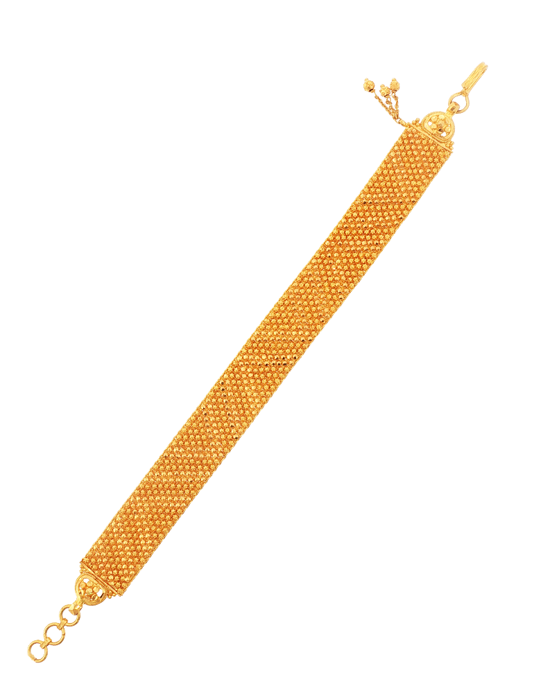 Bellamira Gold Weave Bracelet - 22 Karat