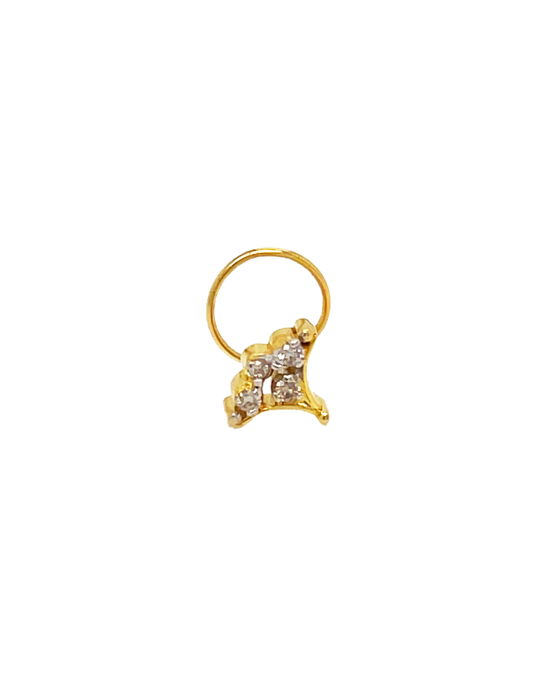 Diamond nose Pin 18 Karat