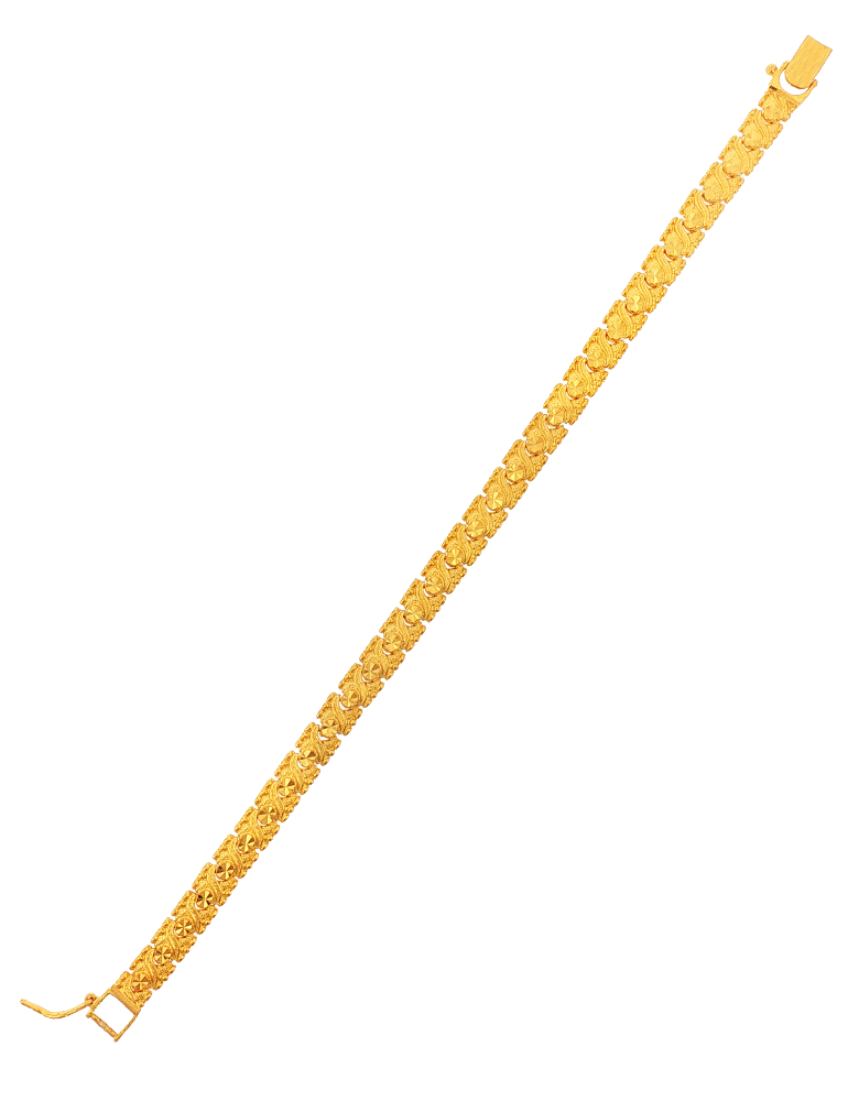 Solvane Filigree Gold Bracelet - 22 Karat