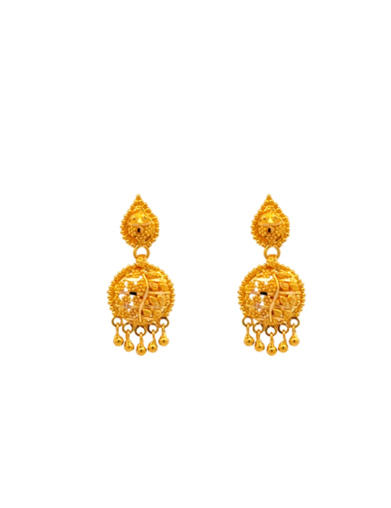 22 KT Yellow Gold Set With Earrings
