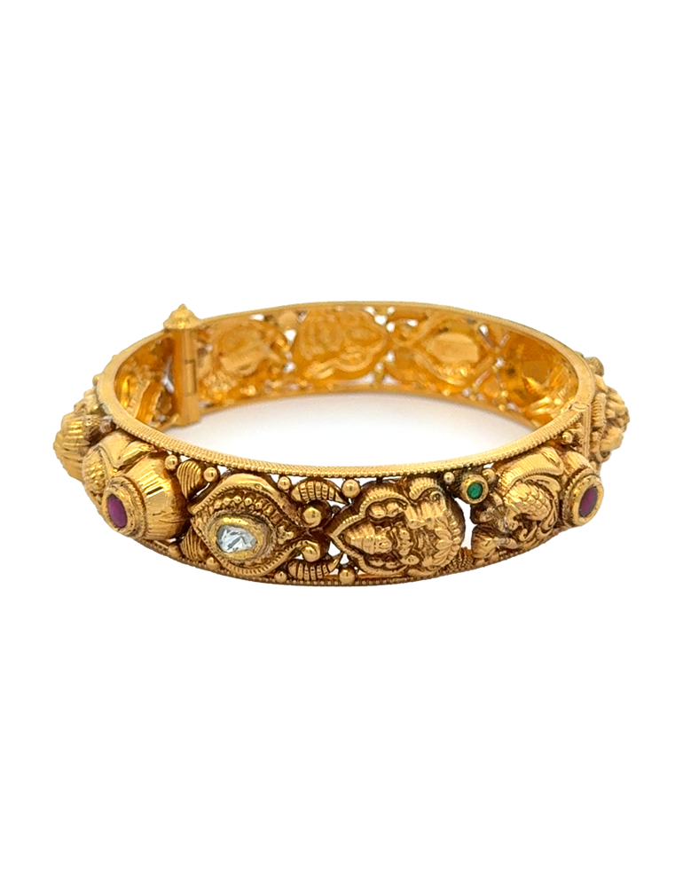 Antique Gold Bangles 22 Karat - Set Of 2