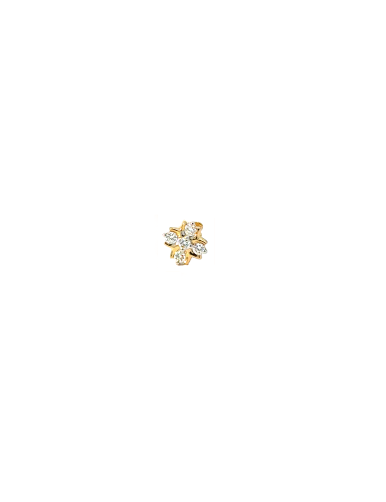 Diamond Nose Pin 18 Karat