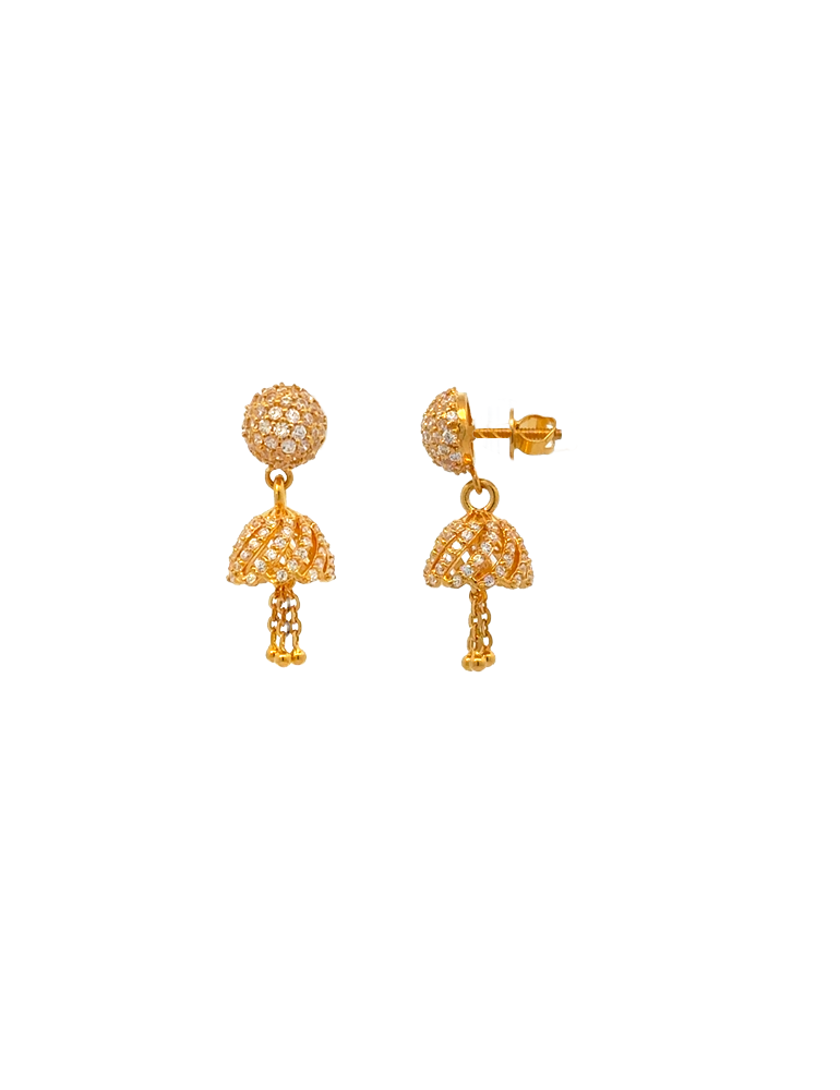 Gold Earrings 22 Karat