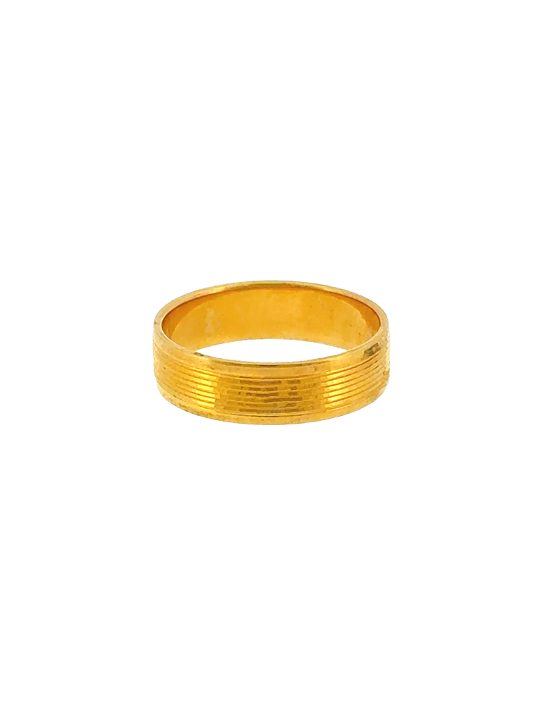 Timeless Ridge Gold Ring - 22 Karat