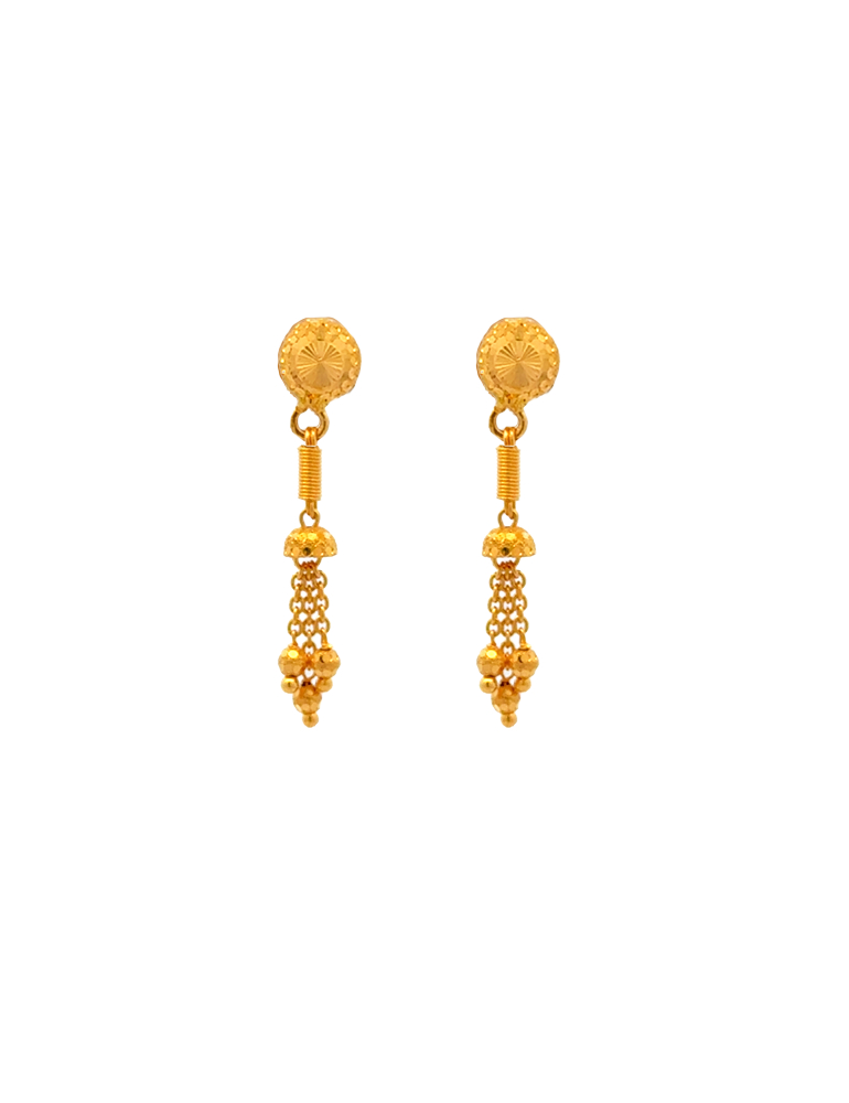 Gold Earrings 22 Karat