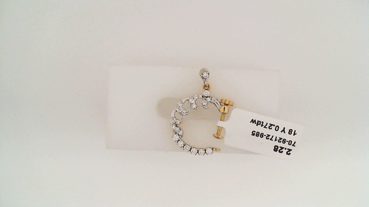 Yellow 18 Karat Misc With 0.27