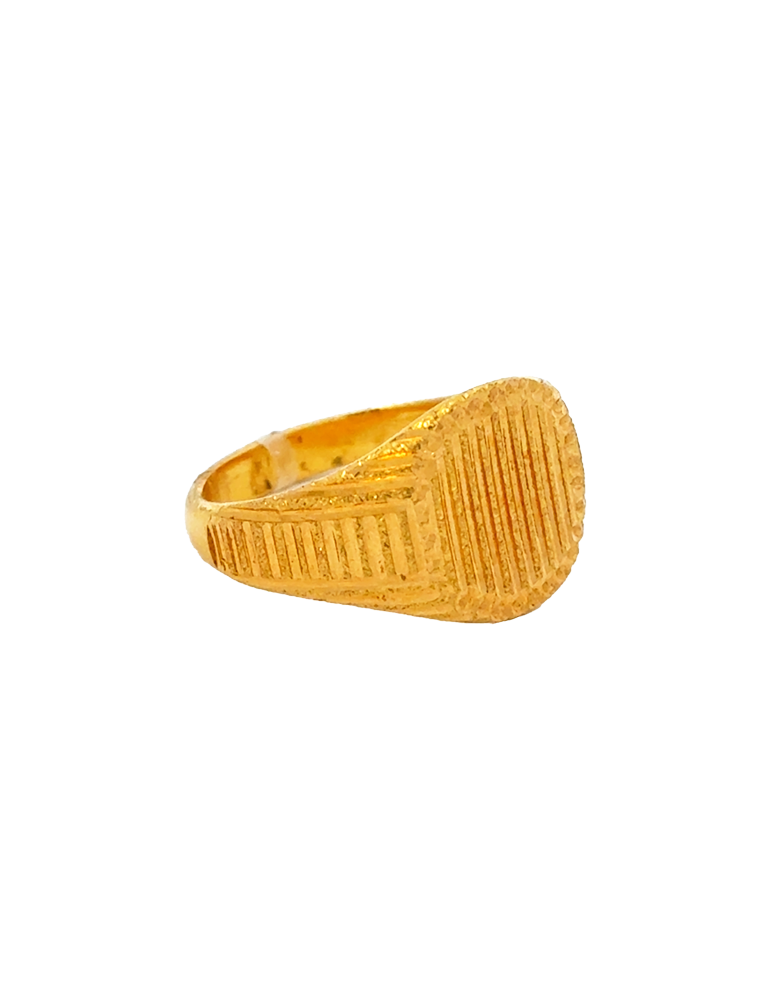 Gold Men's Ring 22 karat