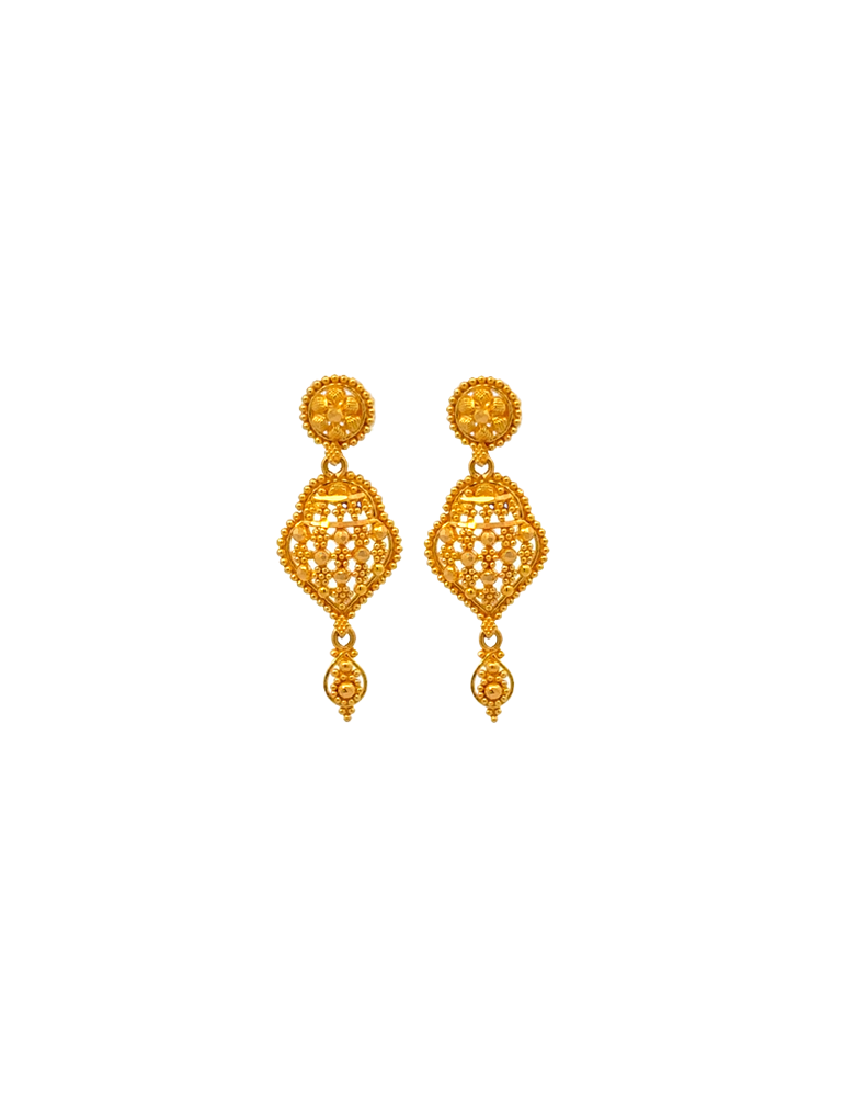 Gold Earring - 22 Karat