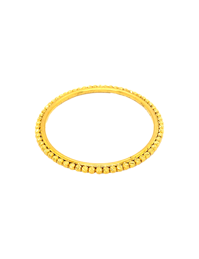 Gold Baby Girl Bangles 22 Karat - Set of 2