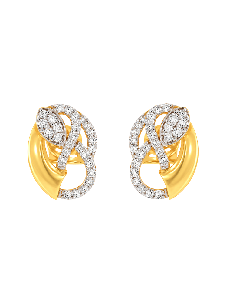 Infinity Grace Studs - 22 Karat