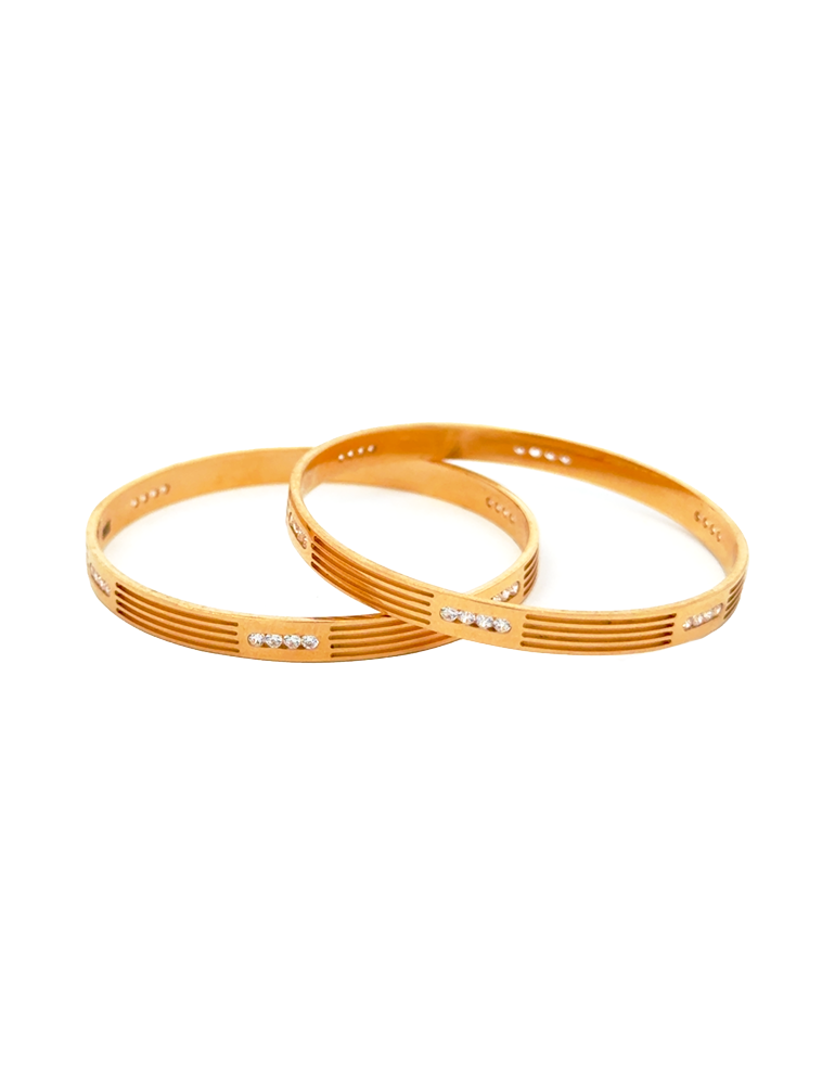 Gold Baby Bangles 22 Karat