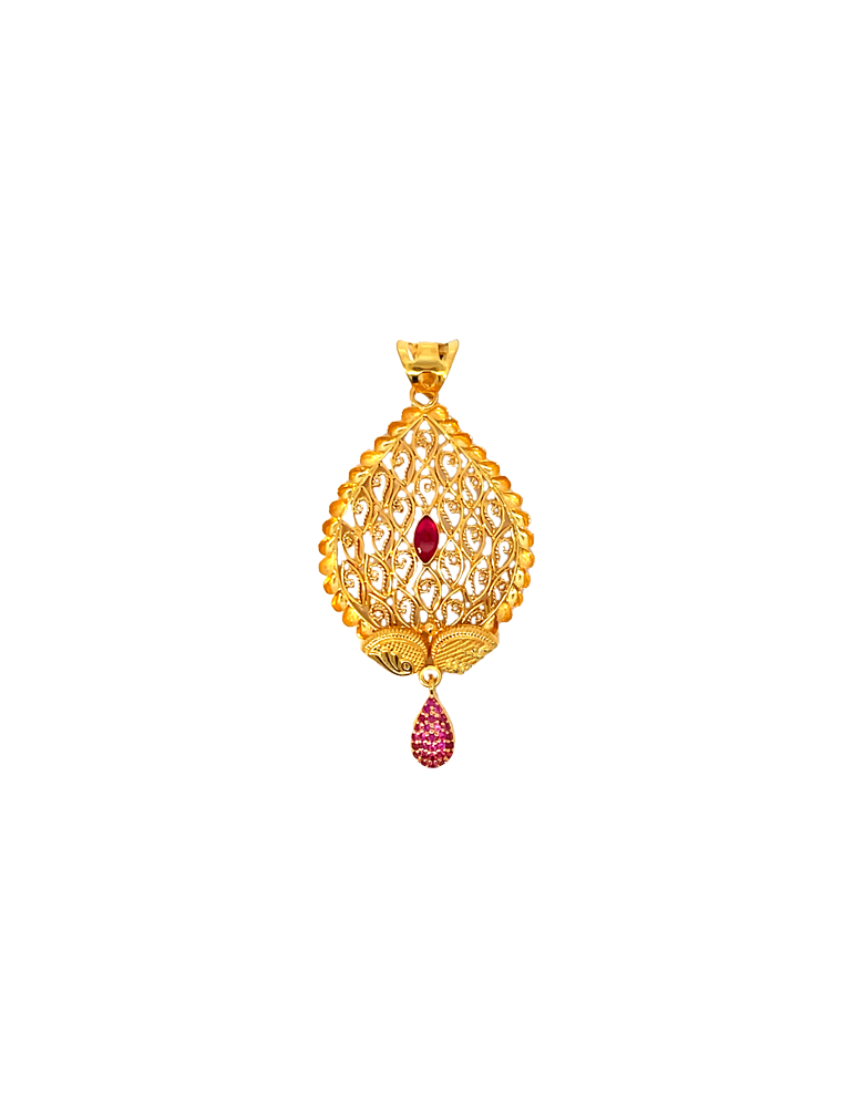 Gold Fancy Pendent 22 Kt