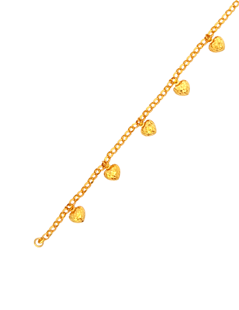 Gold Women's Bracelet - 22 Kt