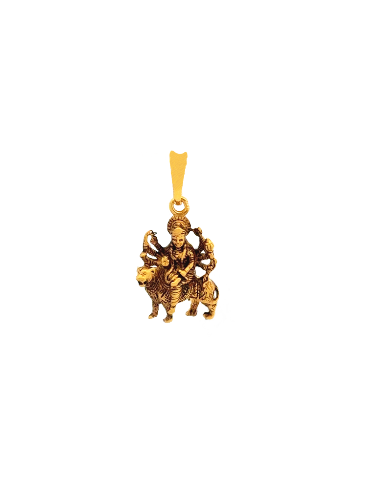 Gold Durga Maatha Pendant - 22 Karat