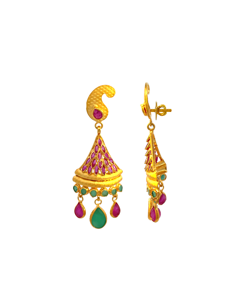 Gold Earrings 22 Karat