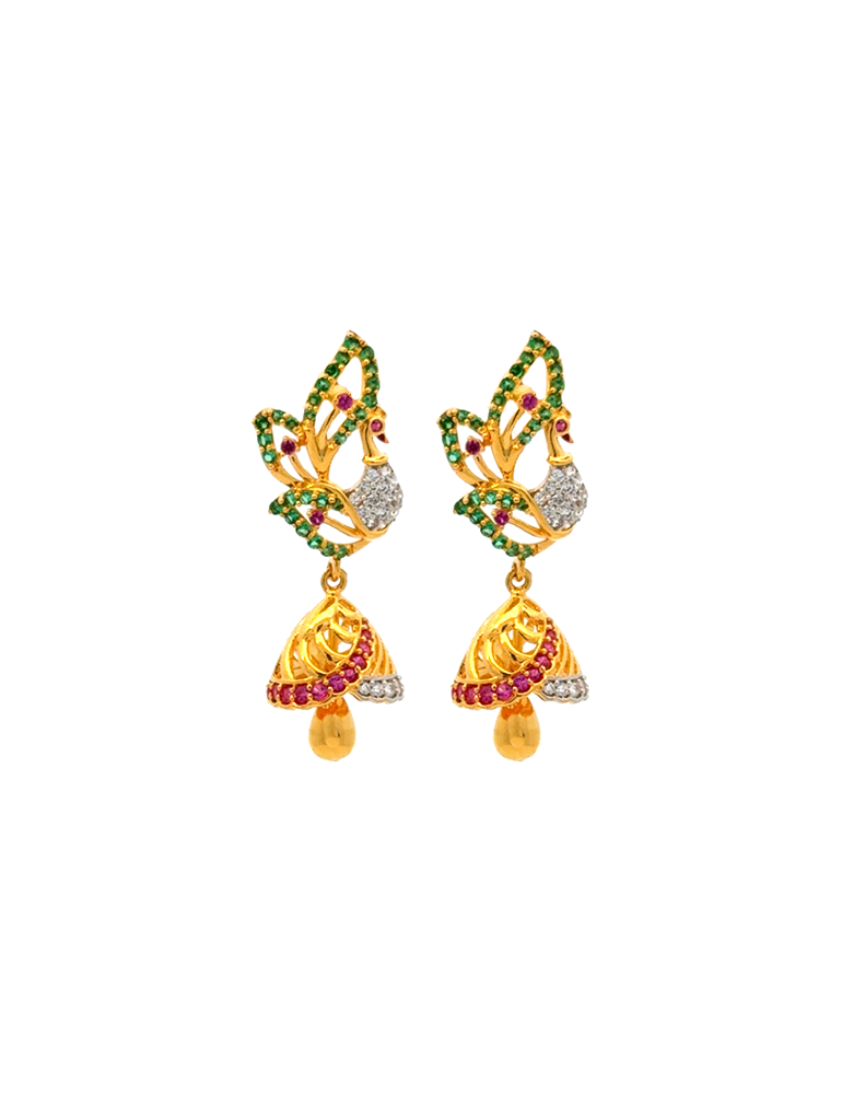 Gold Earrings 22 Karat
