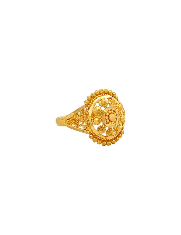 Gold Baby Ring 22 Karat