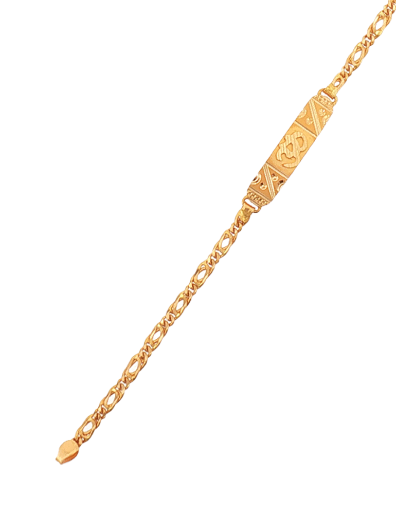 Vardhan Gold Bracelet - 22 Karat
