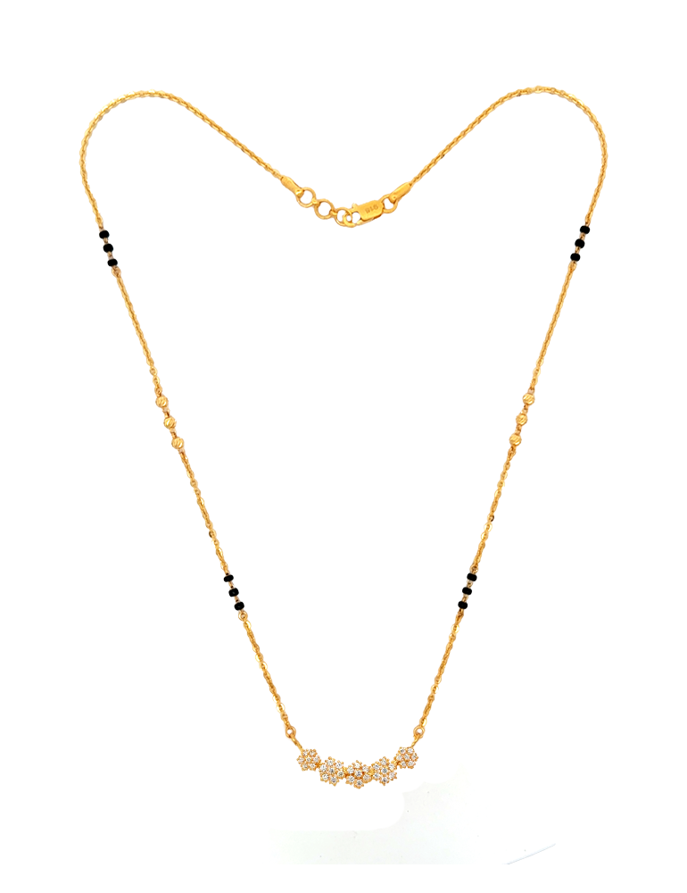 Twilight Charm Mangalsutra - 22 Karat