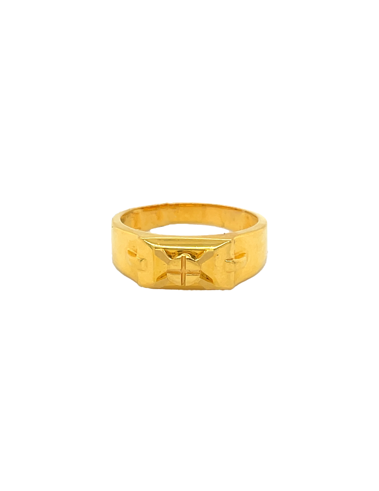 Gold Men's Ring 22 Karat