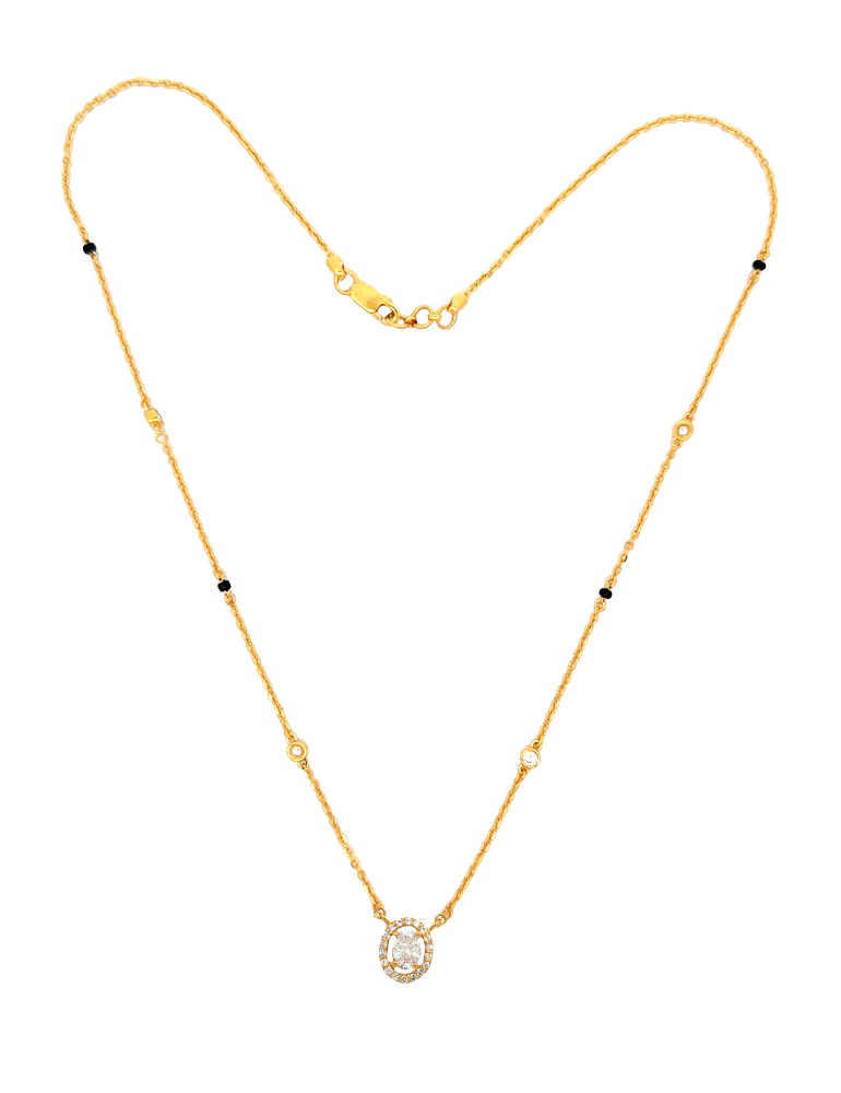 Radiance Knot Mangalsutra - 22 Karat