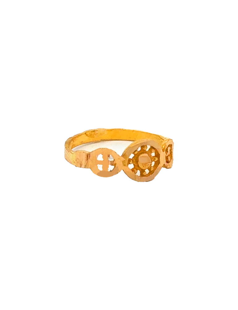 Gold Baby Ring 22 Karat