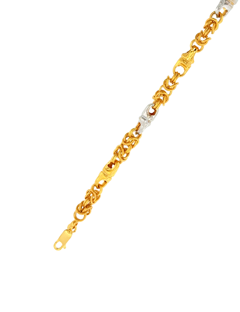 Regency Two-Tone Bracelet - 22 Karat