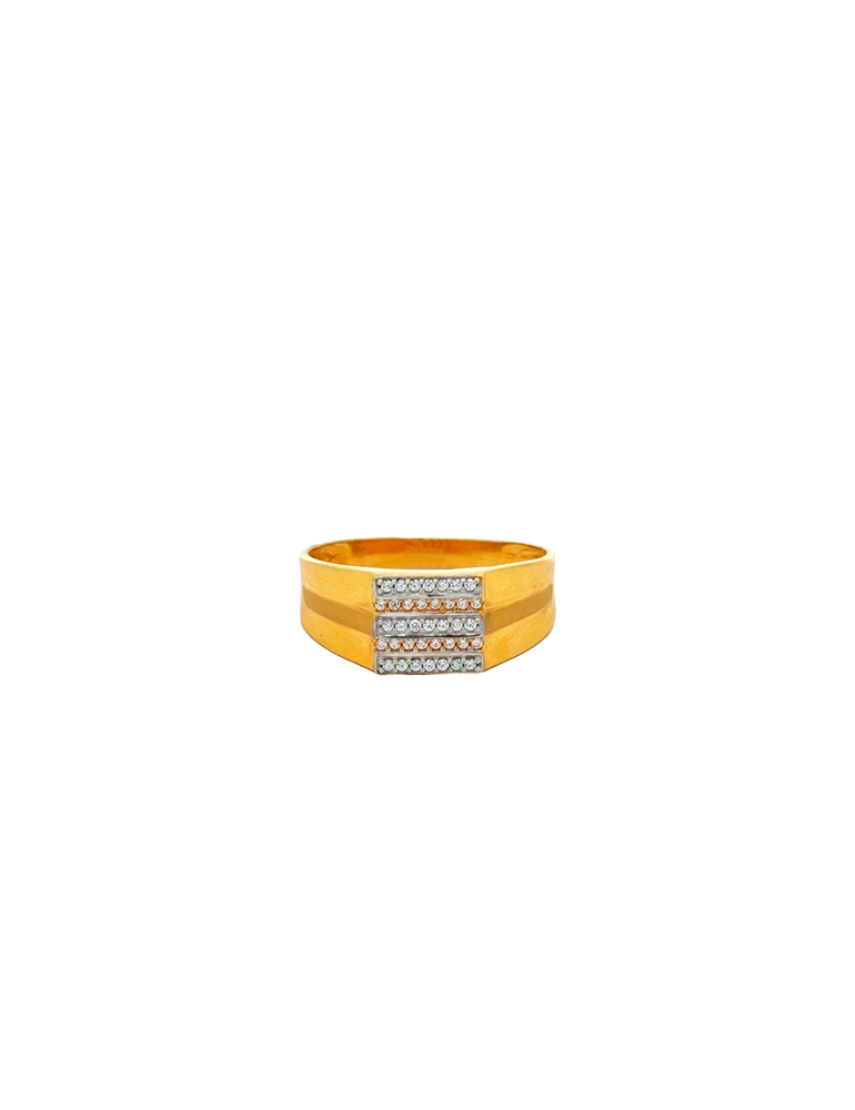Gold Men's Ring 22 Karat