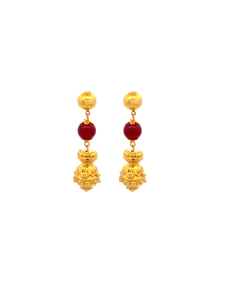 Gold Earrings 22 Karat