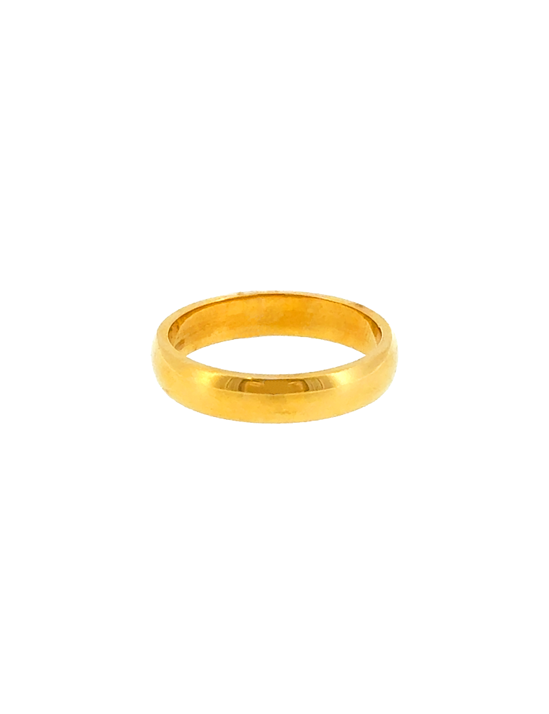 Classic Sleek Gold Band - 22 Karat