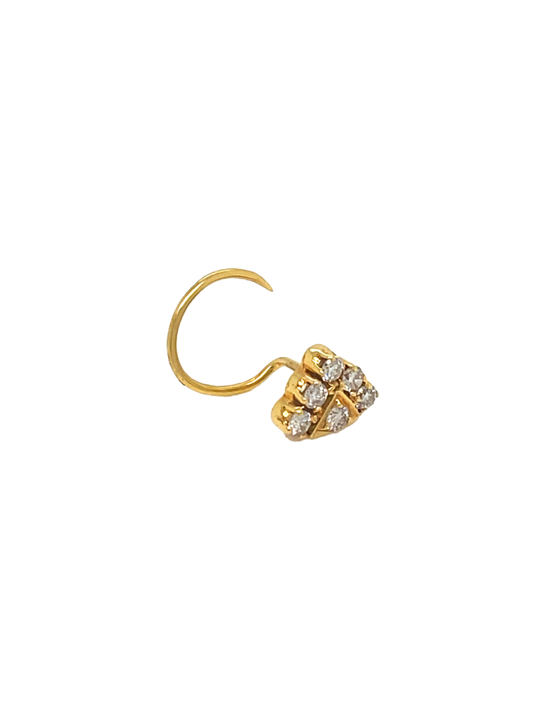 Diamond Nose Pin 18 Karat
