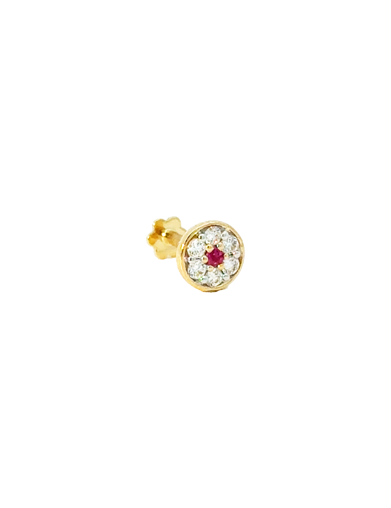 Diamond Nose Pin 18 Karat