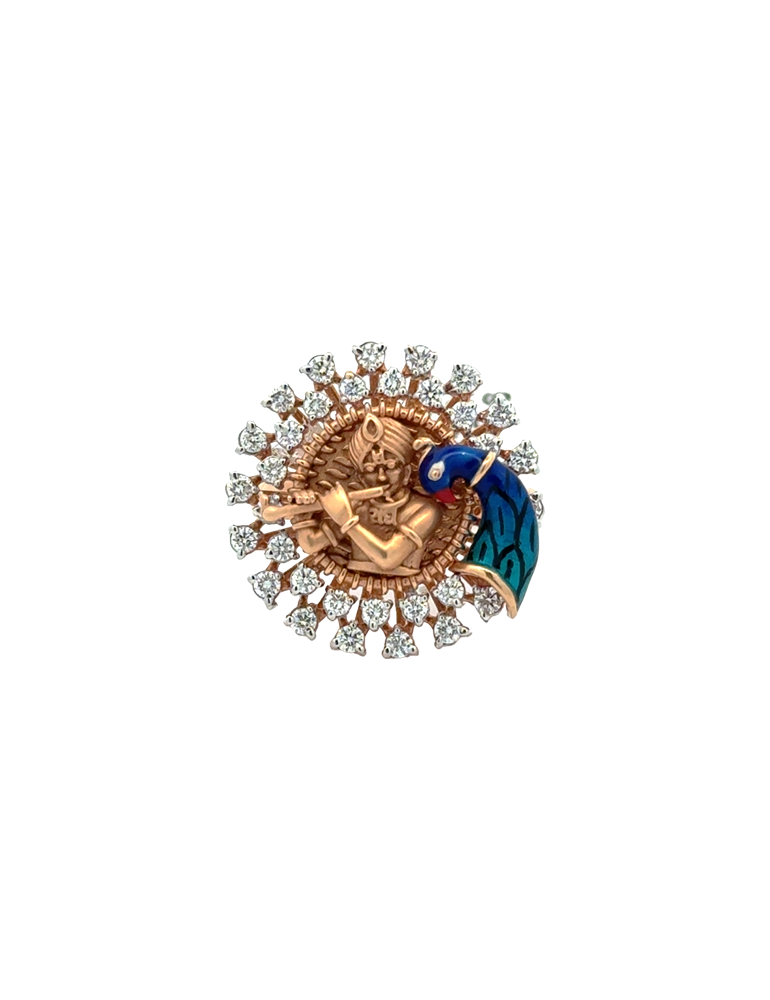 Daimond Traditional Ring - 18 Karat