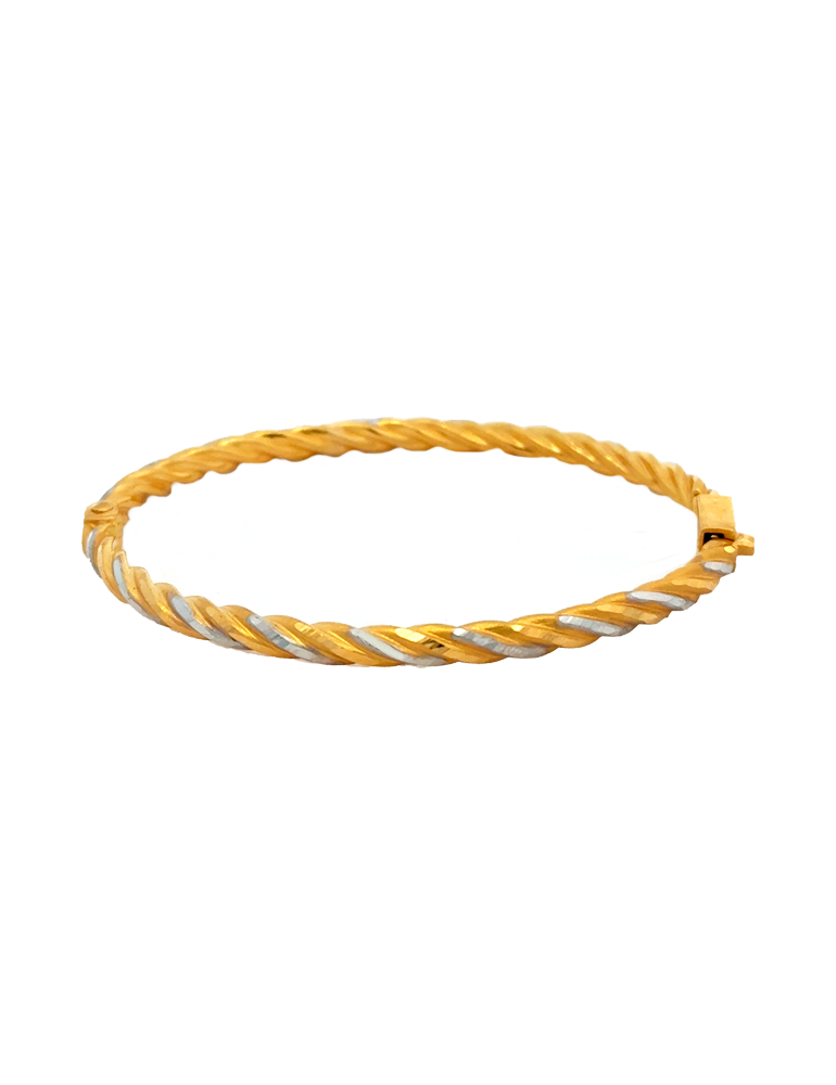 Gold Bangle Bracelet 22 Karat