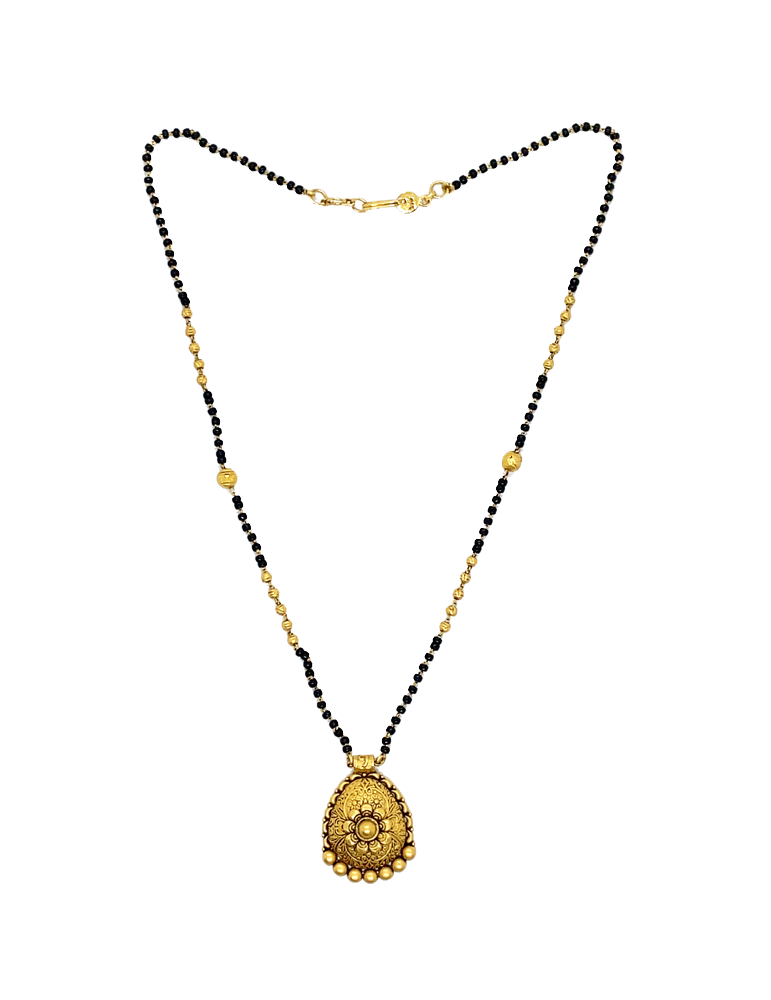 Antique Gold Mangalsutra 22 Karat