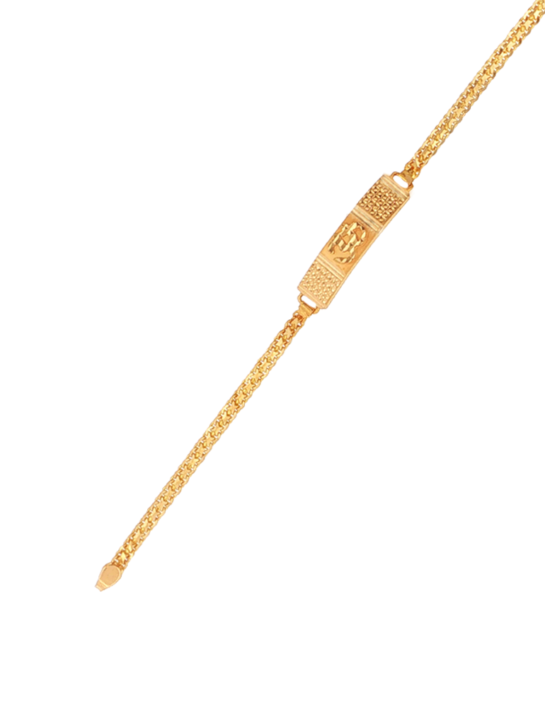 Veerank Gold Bracelet - 22 Karat