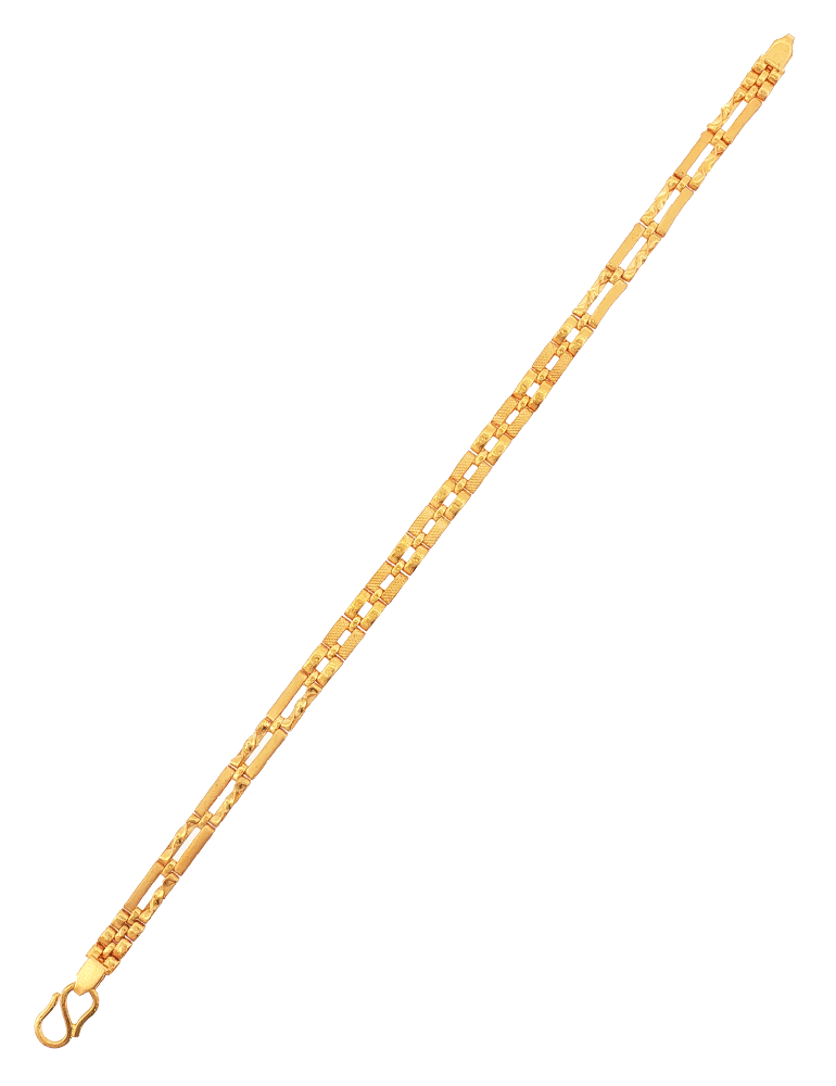 Abeer Linear Gold Bracelet - 22 Karat
