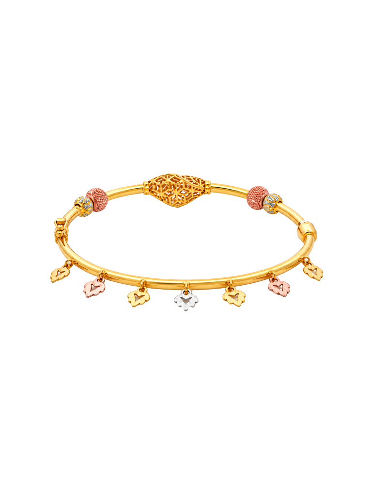 Varnakriti Gold Kada - 22 Karat