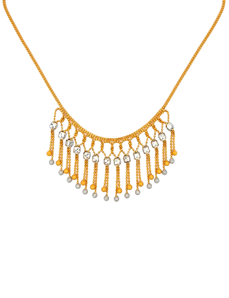 22 KT Yellow Gold Set With Earrings