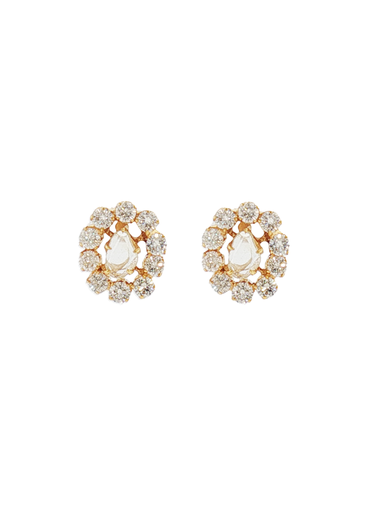 Royal Dewdrop Diamond Stud - 18 Karat