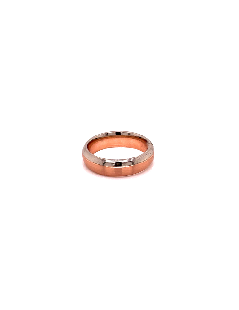 Gold Two-Tone Band 14 Karat