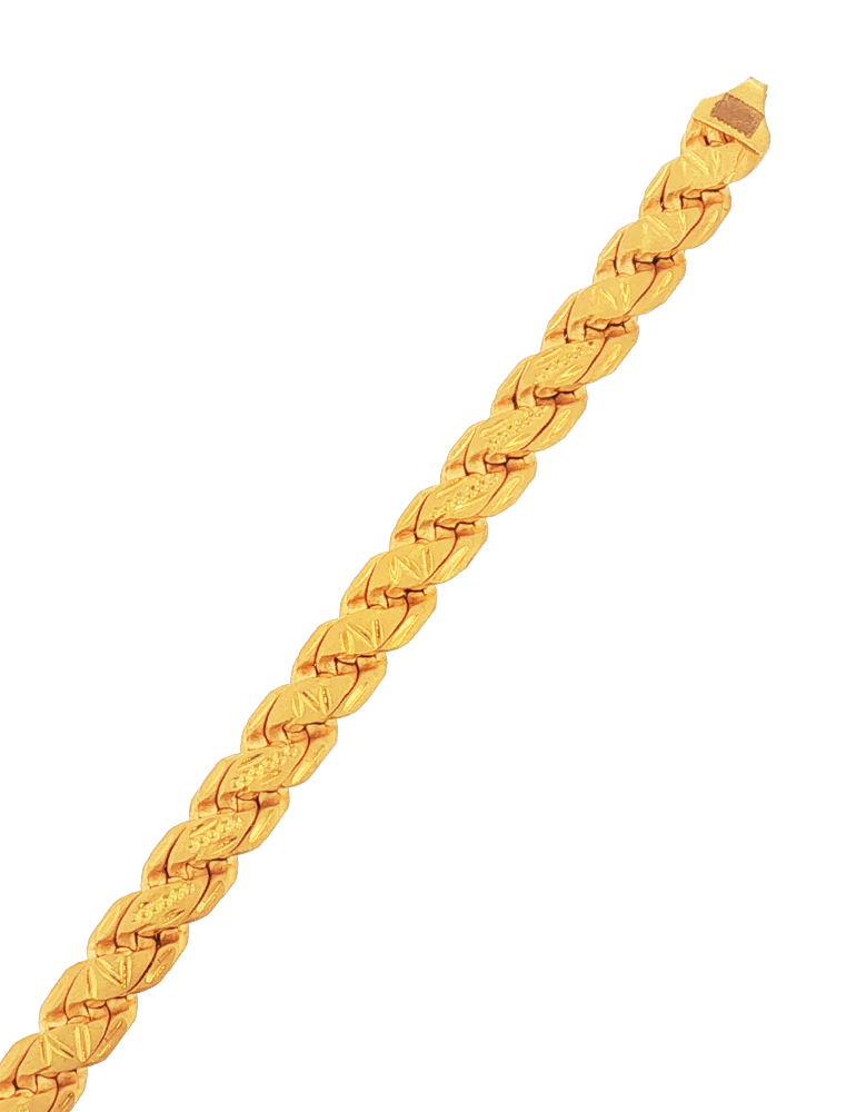 Granito Cuban Gold Bracelet - 22 Karat